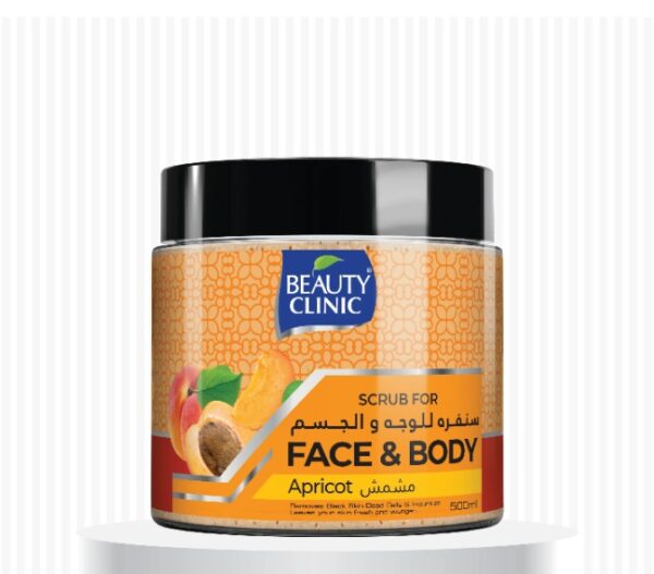 Beauty Clinic Scrub For Face & Body Apricot