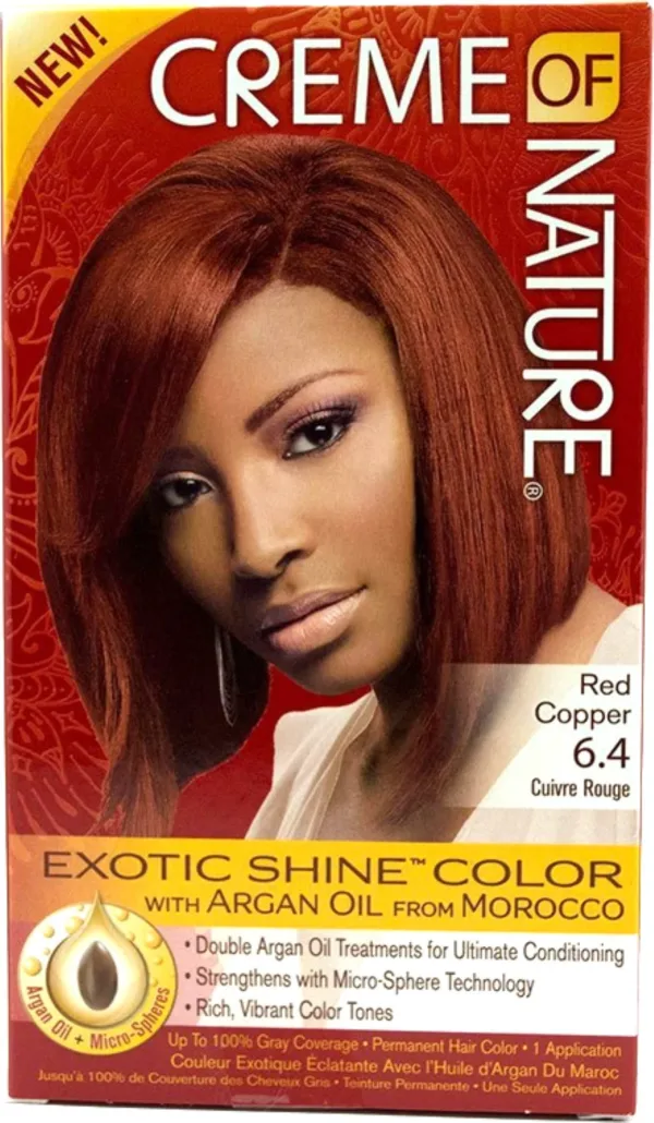 Creme Of Nature Hair Color 6.4 Red Copper