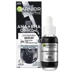 Garnier Skin Active Aha+Bha Charcoal Anti-Blemish Serum