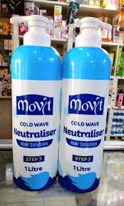 Movit Cold Wave Neutraliser Hair Solution Step 3